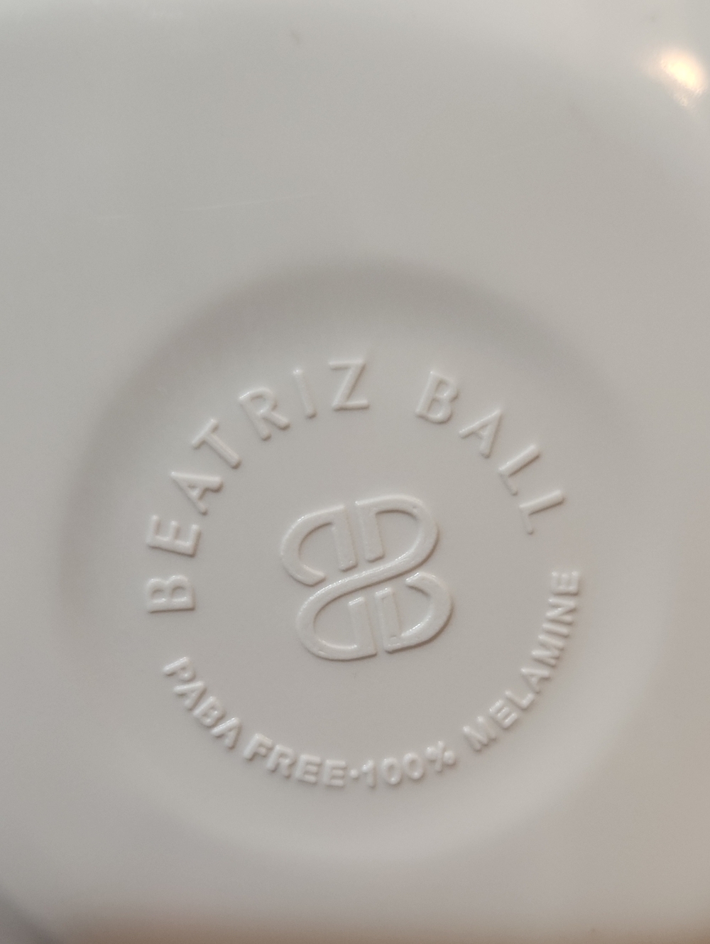 Beatriz Ball Vida Alegria Double Dip White Divided Serving Dish Beaded Rim - Picture 13 of 14